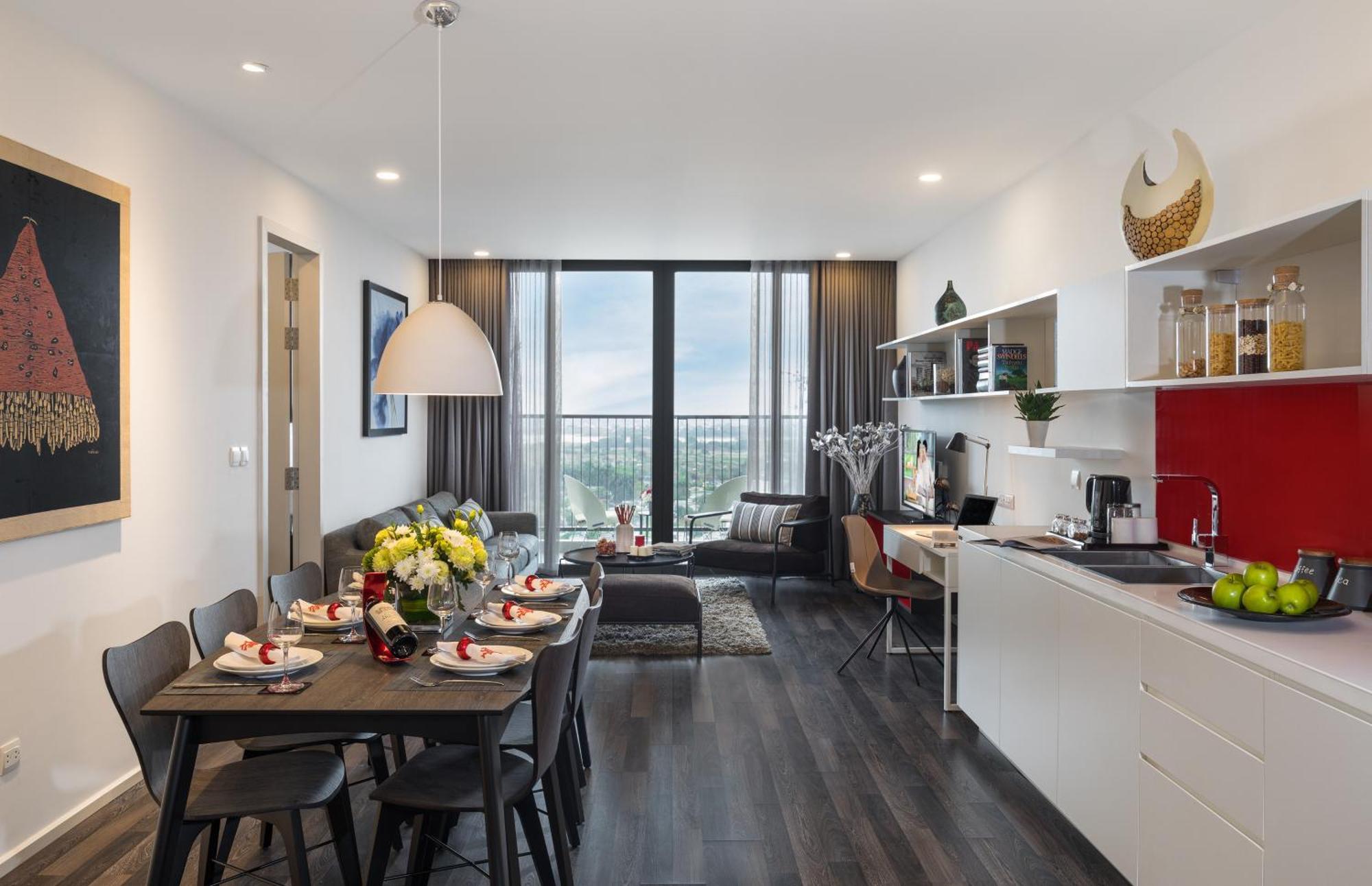 ซัมเมอร์เซ็ต เวสต์ พอยต์ ฮานอย Apartment ภายนอก รูปภาพ