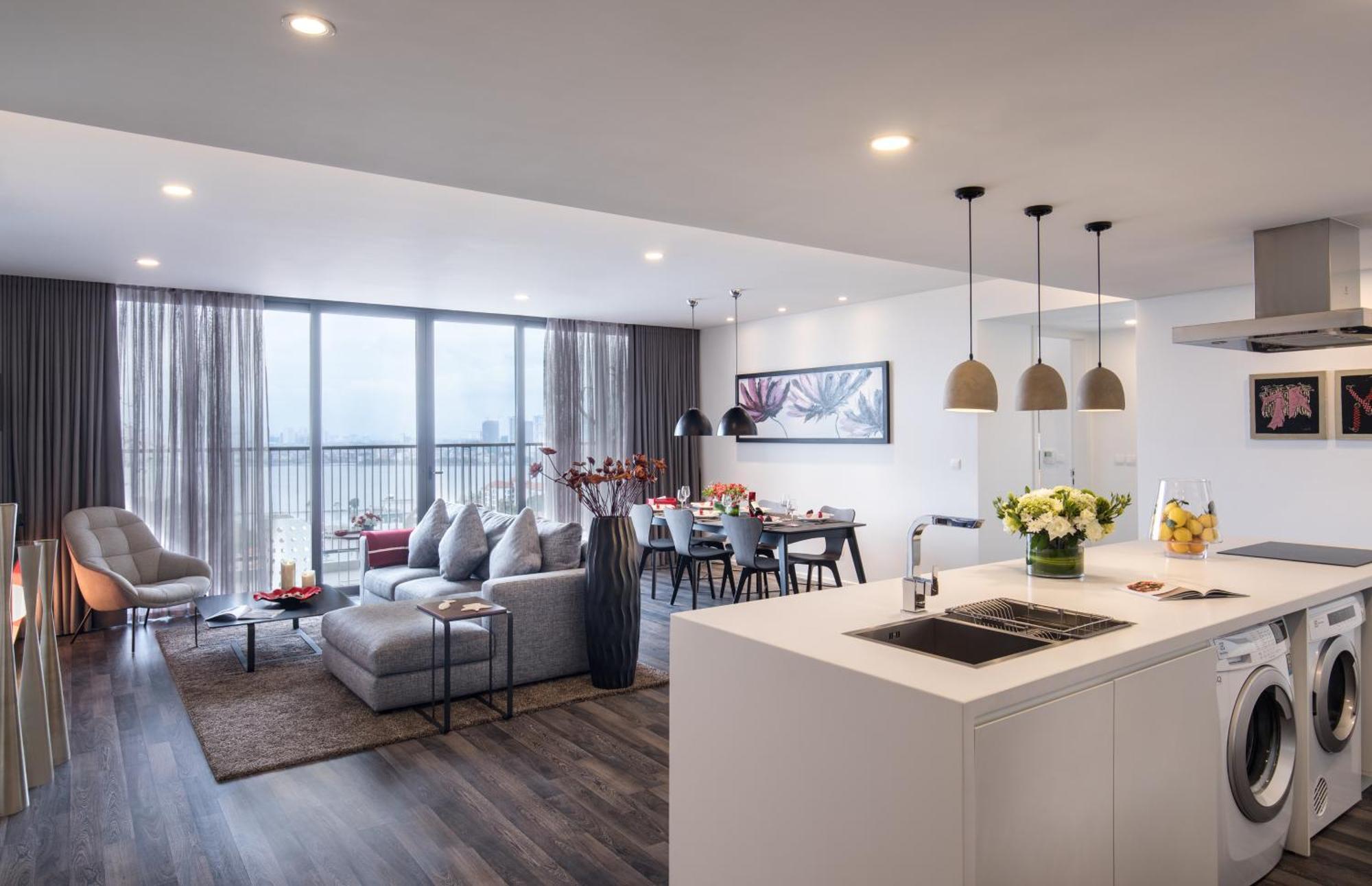 ซัมเมอร์เซ็ต เวสต์ พอยต์ ฮานอย Apartment ภายนอก รูปภาพ