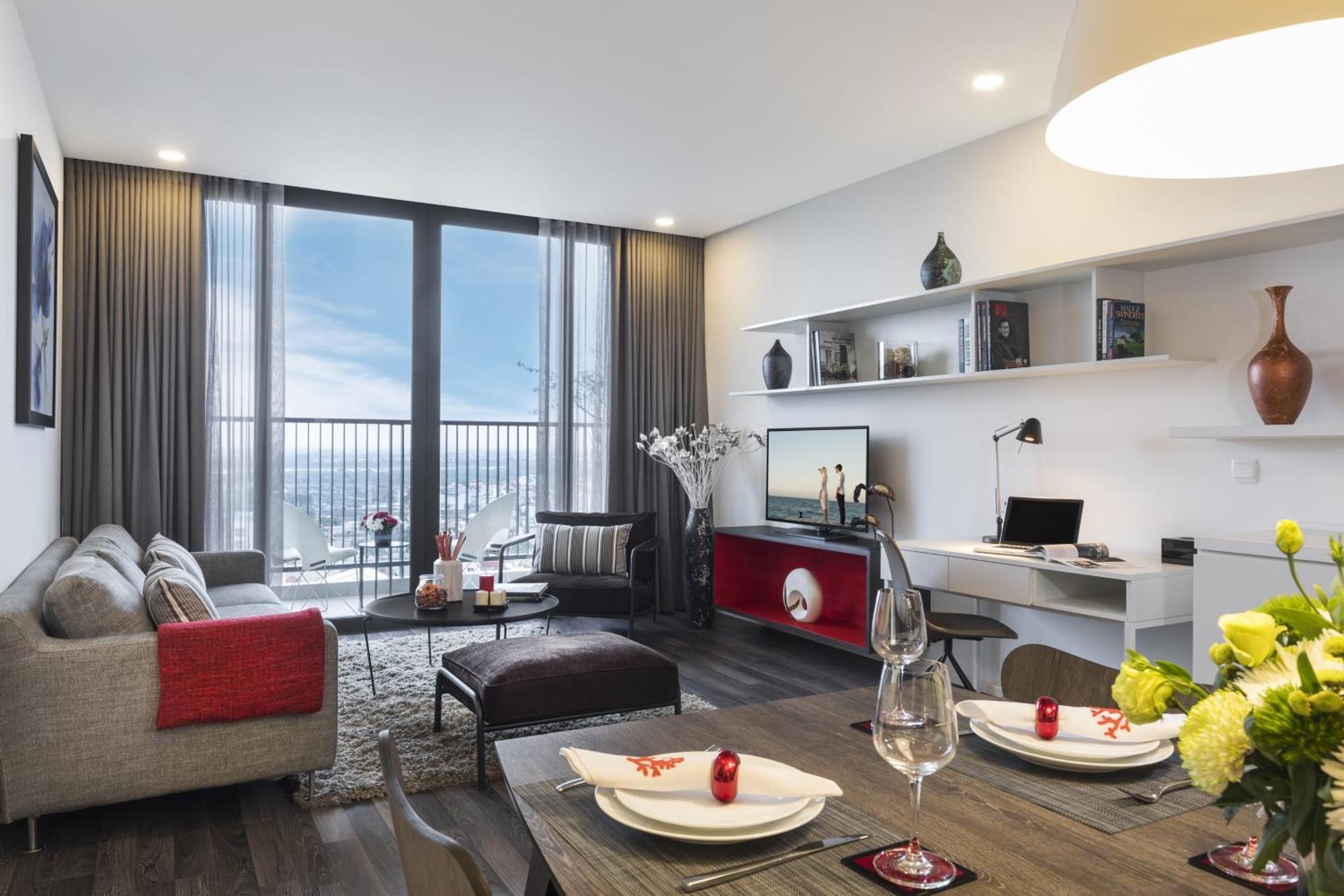 ซัมเมอร์เซ็ต เวสต์ พอยต์ ฮานอย Apartment ภายนอก รูปภาพ
